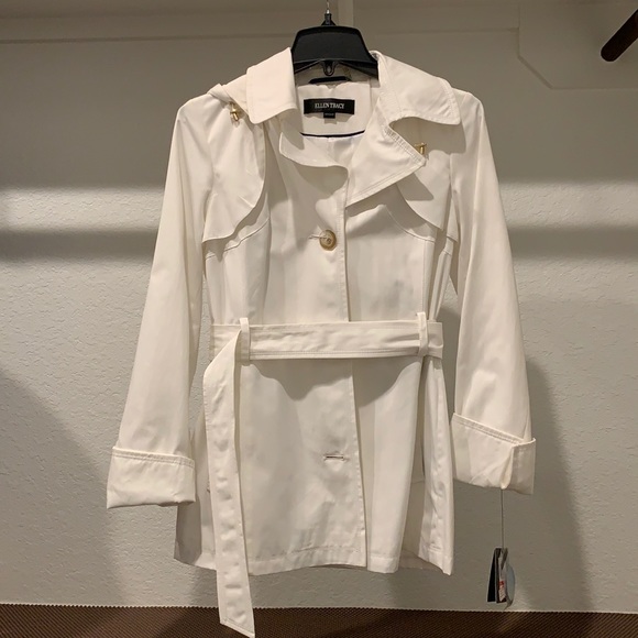 Ellen Tracy Jackets & Blazers - Ellen Tray trench coat with hood